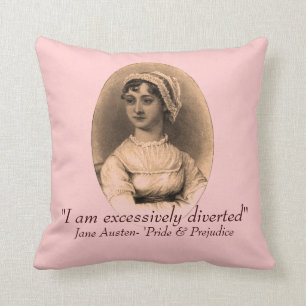 Almofada Travesseiro de Jane Austen