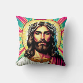 Almofada Travesseiro de Jesus Colorido!