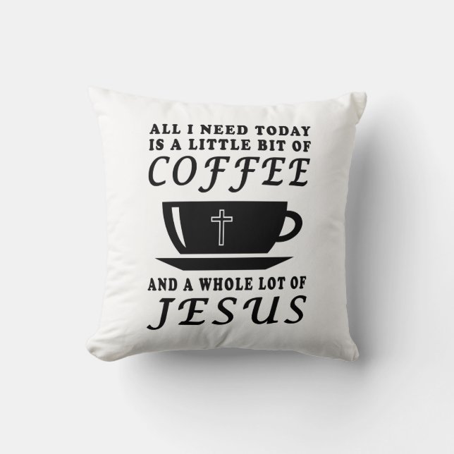 Almofada travesseiro de jesus do café (Frente)