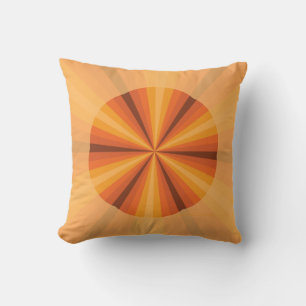 Almofada Travesseiro de laranja de ilusão óptica