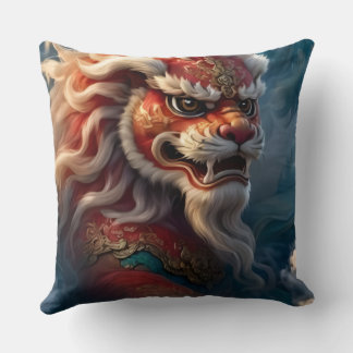 Almofada Travesseiro de Leão Chinês