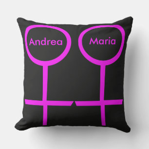 Almofada Travesseiro de lésbicas personalizadas ao ar livr