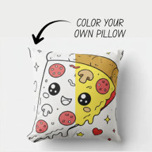 Travesseiro de Livro de Colorir Kawaii Fofinho