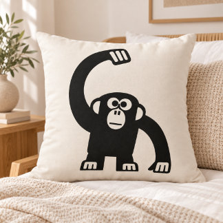 Almofada Travesseiro de Macaco Lutador