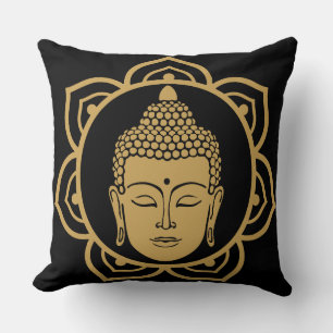 Almofada Travesseiro de Meditação de Cabeça de Buda