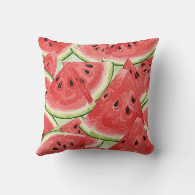Almofada Travesseiro de melancia de lado duplo (Verso)