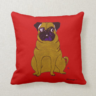 Almofada Travesseiro de MoJo do americano de Patrick do Pug