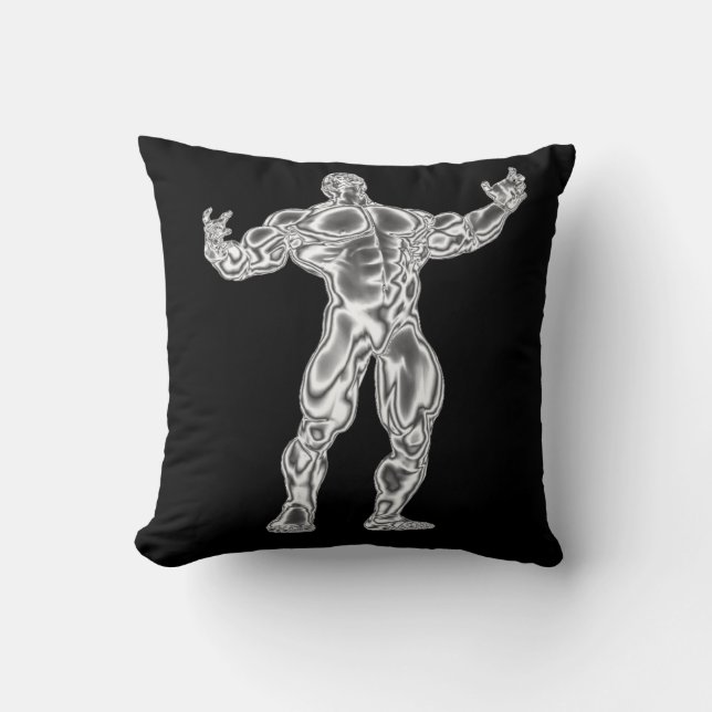 Almofada Travesseiro de MoJo do americano do Bodybuilder do (Frente)
