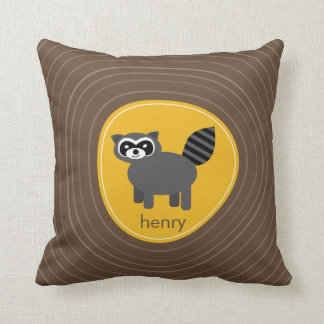 Almofada Travesseiro de MoJo do americano do guaxinim dos