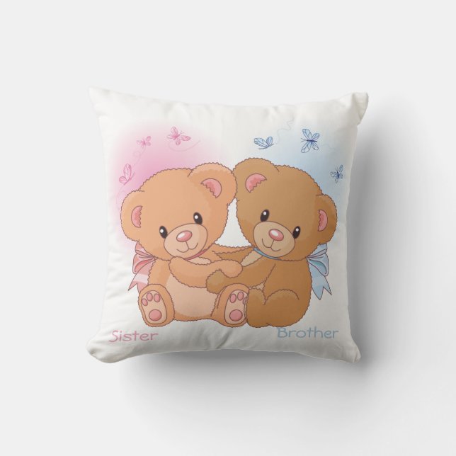 Almofada Travesseiro de MoJo do americano do irmão e da (Frente)