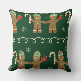 Almofada Travesseiro de Natal Aconchegante com Bengalas de 