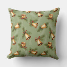 Travesseiro de Natal Botânico Elegante