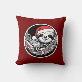 Almofada Travesseiro de Natal de Preguiça Fofa