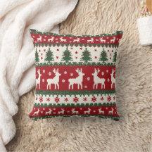 Travesseiro de Natal de Rena