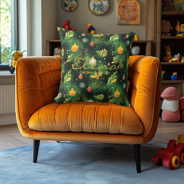 Almofada Travesseiro de Natal Personalizado com Nome e Cita