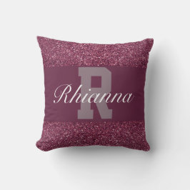 Almofada Travesseiro de nome personalizado brilhante