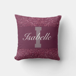 Almofada Travesseiro de nome personalizado brilhante