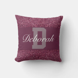 Almofada Travesseiro de nome personalizado brilhante
