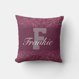 Almofada Travesseiro de nome personalizado brilhante