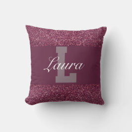 Almofada Travesseiro de nome personalizado brilhante