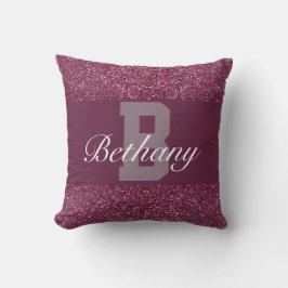 Almofada Travesseiro de nome personalizado brilhante