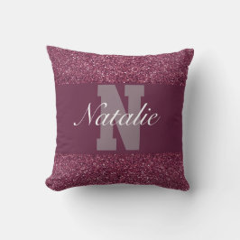 Almofada Travesseiro de nome personalizado brilhante