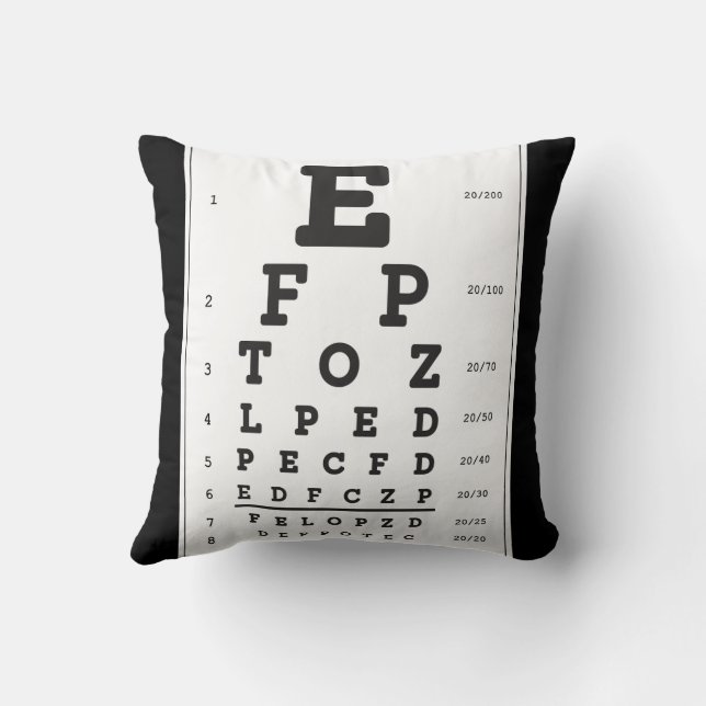 Almofada Travesseiro de Olhos Gráfico (Verso)