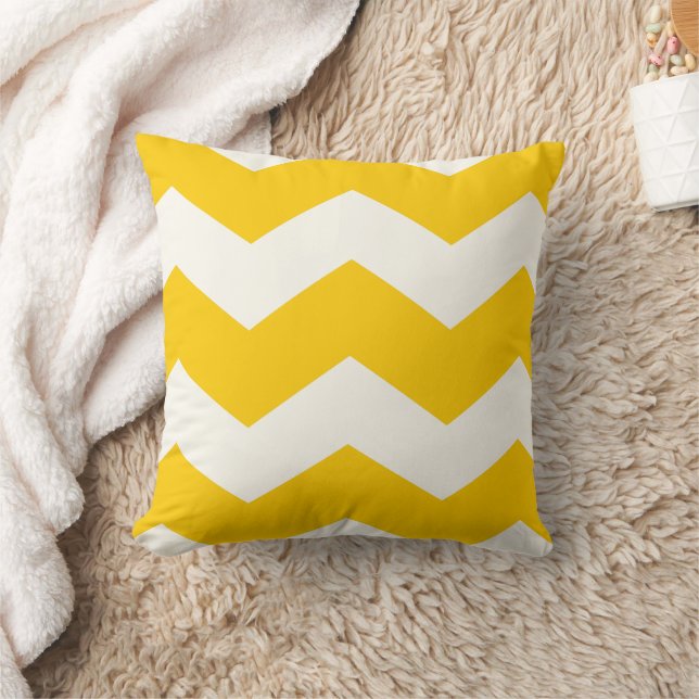 Almofada Travesseiro de Padrão Zig Zag Chevron Moderno (Cobertor)