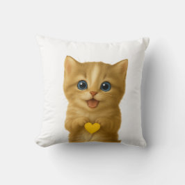 Almofada Travesseiro De Pensamento De Gatinho Gelado Adoráv