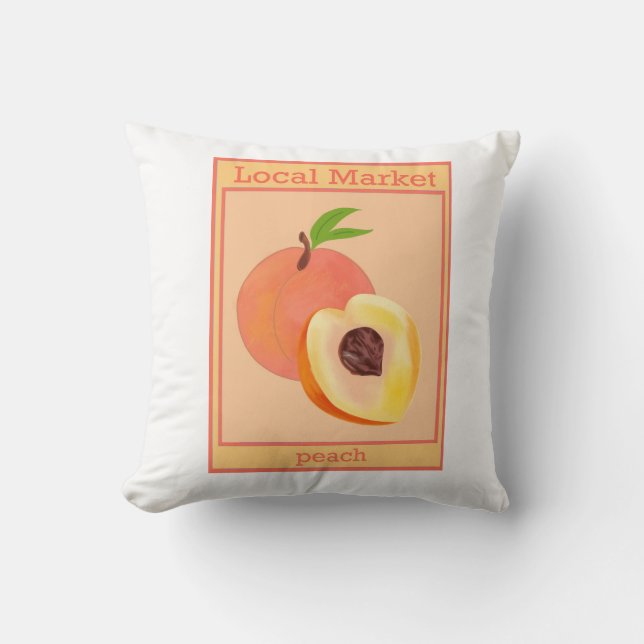 Almofada Travesseiro de pêssego (Frente)