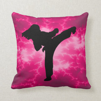 Almofada Travesseiro de Relâmpago Rosa de Artes Marciais