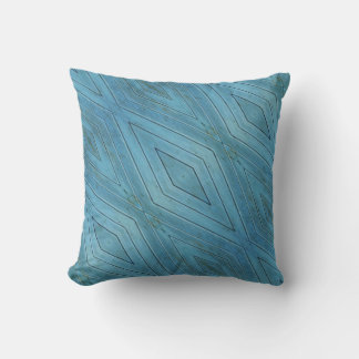 Almofada Travesseiro de sofá decorativo com risca azul