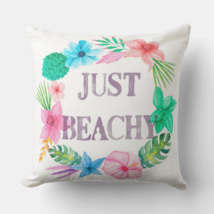Almofada Travesseiro de Tema Tropical para a Casa da Praia 