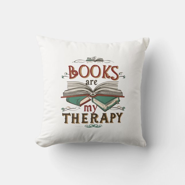 Almofada Travesseiro de Terapia de Livro (Frente)