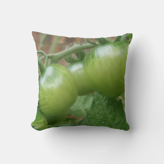 Almofada Travesseiro de Tomates Verdes (Frente)