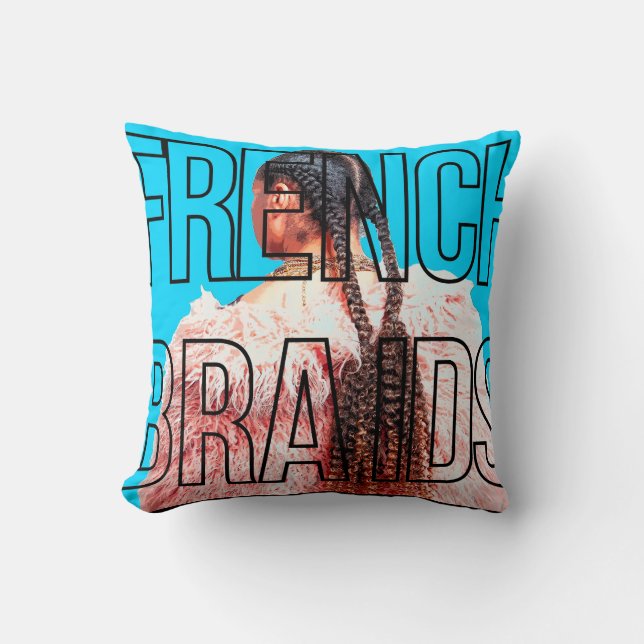 Almofada Travesseiro de Tranças Francesas (Frente)