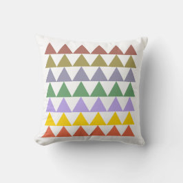 Almofada : Travesseiro de triângulo geométrico colorido