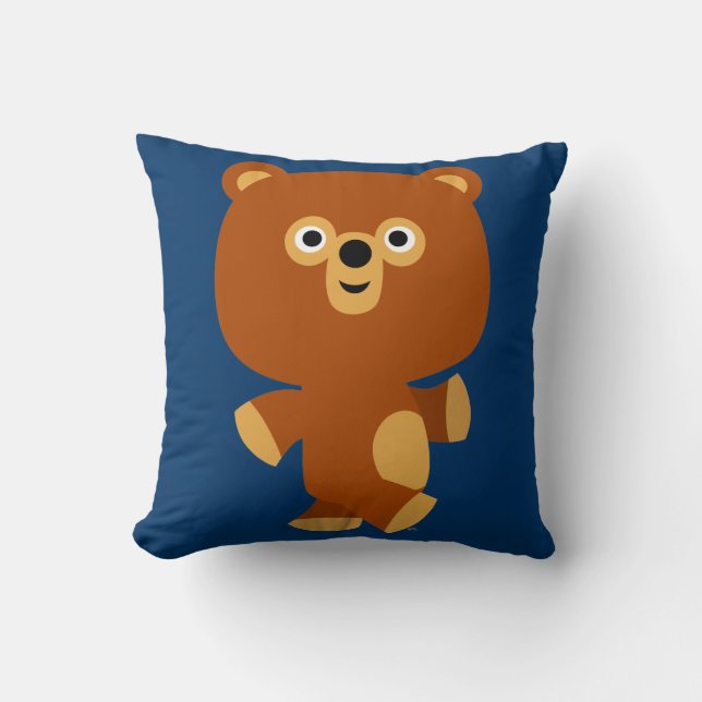 Almofada Travesseiro de Urso de Cartoon Assertivo Bonito (Frente)