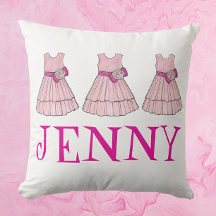 Almofada Travesseiro de Vestido da Flower Girl Pink Pageant