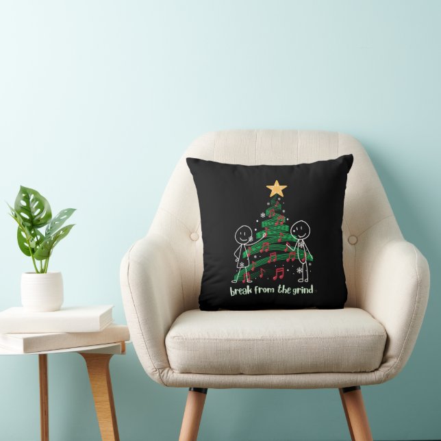 Almofada Travesseiro Decorar Árvore de Natal (Cadeira)