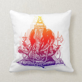 Almofada Travesseiro decorativo 16" de Ganesha x 16"