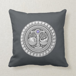 Almofada Travesseiro decorativo 16" do zodíaco do Libra x