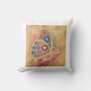 Almofada Travesseiro decorativo 20" da borboleta x 20"