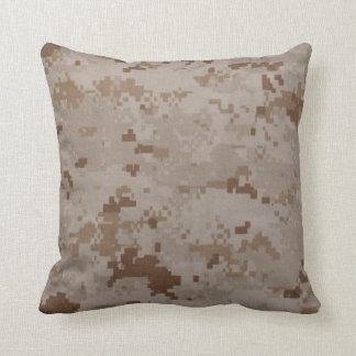 Almofada Travesseiro decorativo 20" do deserto MARPAT x 20"