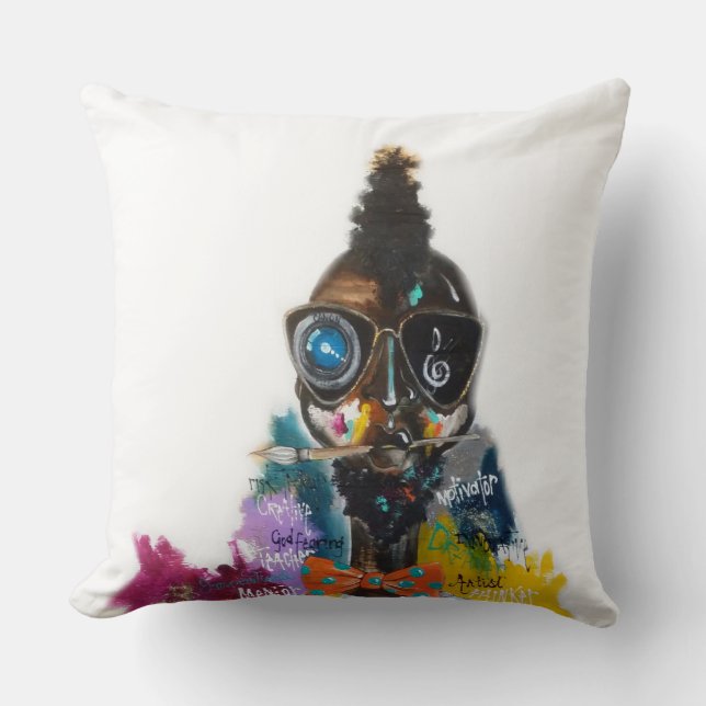 Almofada Travesseiro decorativo 20" do homem de (Frente)