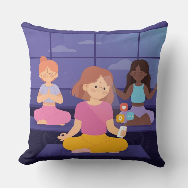 Almofada Travesseiro decorativo 20" x 20" (Frente)