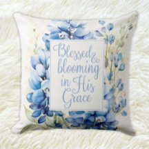 Travesseiro decorativo Abençoado e Presente de Pás