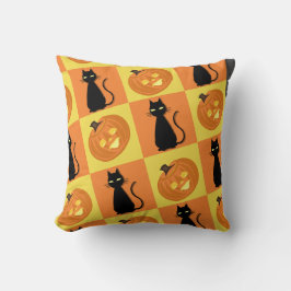 Almofada Travesseiro decorativo abóbora de Halloween