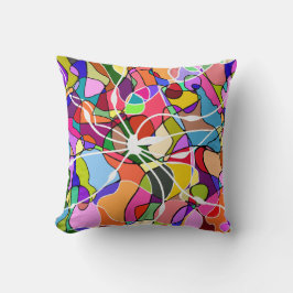 Almofada Travesseiro decorativo abstrato Doodle Design