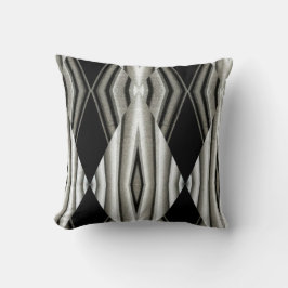 Almofada Travesseiro decorativo Abstrato preto e branco